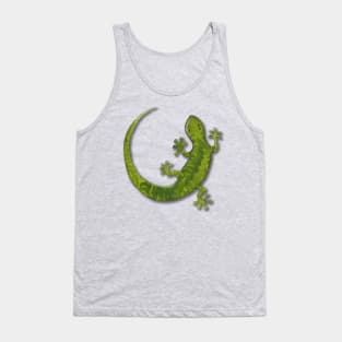 cute gecko illustration Tank Top